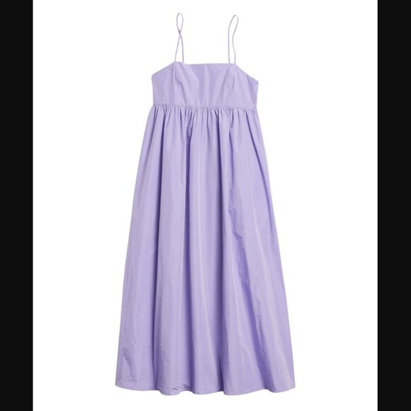 NWT Banana Republic Ariella Taffeta Midi Dress - Picture 4 of 9